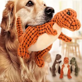 Squeaky Stuffed Dinosaur Chew Toy