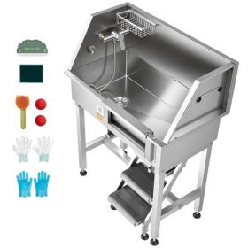Stainless Steel Dog Washing Station with Shower
