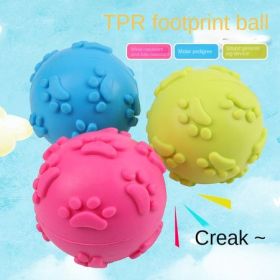 Squeaky Rubber Fetch Balls, Set of 3