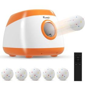 Automatic Ball Launcher for Fetch-Obsessed Pups, Orange