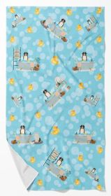 Bernese Mountain Dog in Bathtub Bath Towel