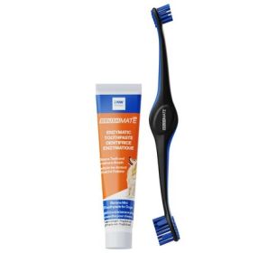 Dual-Ended Dog Toothbrush & Toothpaste Set