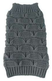 Butterfly-Stitch Cable Knit Turtleneck Sweater
