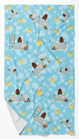 Caucasian Shepherd Plush Oversized Bath Towel