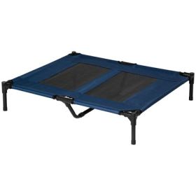 Cooling Elevated Dog Bed, Blue