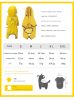 Turmeric Waterproof Raincoat for Small Dogs