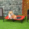 Elevated Cooling Dog Cot in Red