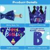 Boy Dog Birthday Bandana, Hat & Banner Set - Blue