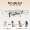 Elevated Mesh Dog Bed for Large Breeds, Beige