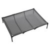 Elevated Cooling Bed for Large Dogs, Gray