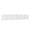 6-Panel Folding Wooden Pet Gate in White