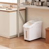 Large Airtight Dog Food Storage Bin with Wheels