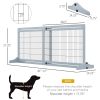 Freestanding Extra-Wide Pet Gate - Blue Gray