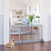 Freestanding Extra-Wide Pet Gate - Blue Gray