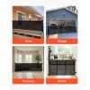 Extra-Wide Retractable Mesh Dog Gate - Black