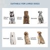 Elevated Dog Bowls with Storage Cabinet, Brown