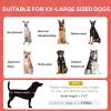 Elevated Cooling Dog Cot with Canopy Shade, Red