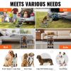 5-Step Folding Dog Car Stairs, Non-Slip Aluminum