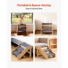 3-Step Wood Pet Stairs for Beds & Sofas