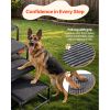 4-Step Folding Dog Car Stairs, Non-Slip Support