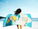 Schnauzer Surf Beach Towel, Oversized Plush