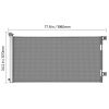 Extra-Wide Retractable Dog Gate, Gray