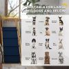 Natural Wood Adjustable Ramp for Beds & Sofas