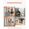 Retractable Mesh Dog Gate - Compact, Gray