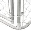Large Roofed Outdoor Kennel with Locking Door