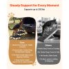 4-Step Folding Dog Car Stairs, Non-Slip Support