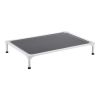 Elevated Cooling Bed for Large Dogs, Gray #2