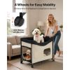 Dual-Level Bunk Lounge Bed for Dogs, Beige