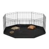 Foldable 8-Panel Dog Playpen with Washable Bottom Pad