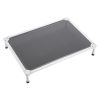 Elevated Cooling Bed for Large Dogs, Gray #2