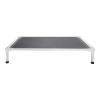 Elevated Cooling Bed for Large Dogs, Gray #2