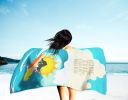 Boston Terrier Beach Towel & Blanket