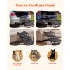 4-Step Folding Dog Car Stairs, Non-Slip Support