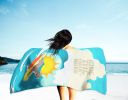 Italian Greyhound Surfer Dog Beach Towel