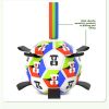 Soccer Ball Tug Toy with Grab Tabs