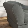 Tufted Storage Sofa Bed in Gray
