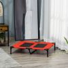 Elevated Cooling Dog Cot in Red