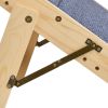 4-Step Foldable Wood Pet Stairs with Non-Slip Treads