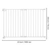 Adjustable Stairway Gate, No Bottom Bar
