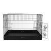 Foldable Metal Dog Playpen with Oxford Floor Pad