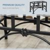 Elevated Double Stainless Steel Feeding Station
