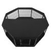 Foldable 8-Panel Dog Playpen with Cover & Mat