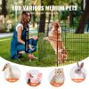 Octagon Dog Playpen with Weatherproof Top Cover