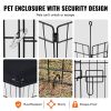 Octagon Dog Playpen with Weatherproof Top Cover