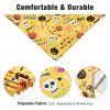 Halloween Triangle Dog Bandanas, Set of 10