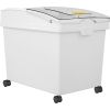 Rolling Airtight Pet Food Storage Bins, Set of 3
